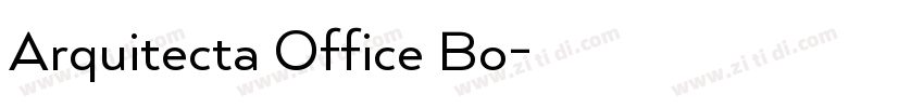 Arquitecta Office Bo字体转换